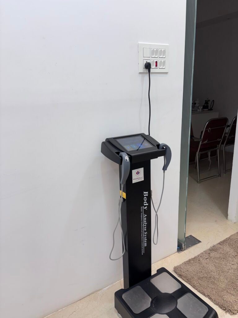 BCA body composition analysis machine at Maple Clinical Aesthetics and Obesity Clinic Hyderabad